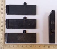 Гребёнки резьбонарезные плоские трубные G 1/2 - G 3/4 мм Р6 М5 ( комплект из 4 шт )