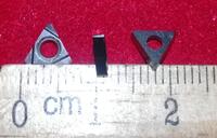 Пластины правильный треугольник с зад.углом TBGT 060104 L-FS материал обработки - сталь, нержавеющая сталь, чугун