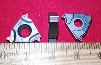 Пластина резьбовая наружная 16 ER M 11 W материал обработки - сталь,нерж.сталь