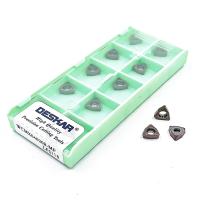 Пластина лом.треуг. с зад.углом WCMX 040208-MF LF6118 мат. обработки - сталь, нерж.сталь, чугун (10 штук)