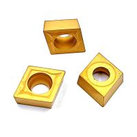 Пластина ромб с зад. углом CCMT 09T304-XM материал обработки- сталь