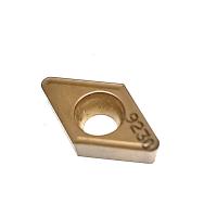 Пластина с зад. углом DСMT 11T308 материал обработки- сталь, нерж. сталь,  чугун