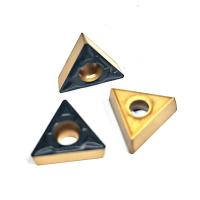 Пластина прав.треуг. с зад. углом TCMT 110304-PF материал обработки сталь, чугун