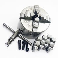 Патрон токарный 4 - х кулачковый самоцентрирующий с посадкой на планшайбу d100 , K12 - 100  . d посадочного пояска 72 мм