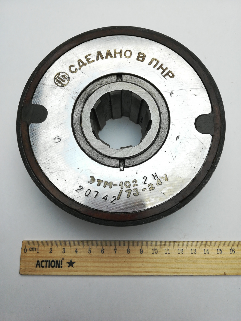 Муфта электромагнитная бесконтактная ЭТМ-102 2Н 24V d135 x 36 (шлицы) 
ПНР