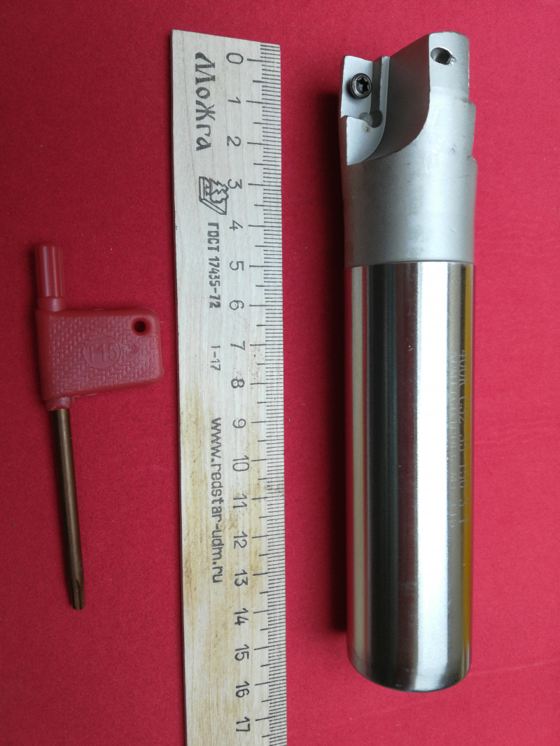 Фреза корпусная  d35 концевая с мех.креплением (BAP400R C32-35-150-3T)