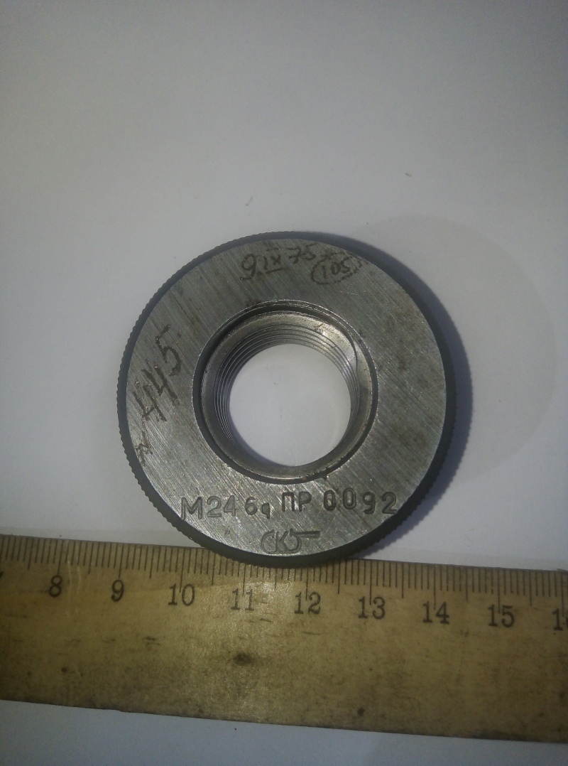 Кольцо резьбовое М24,0 6g ПР
