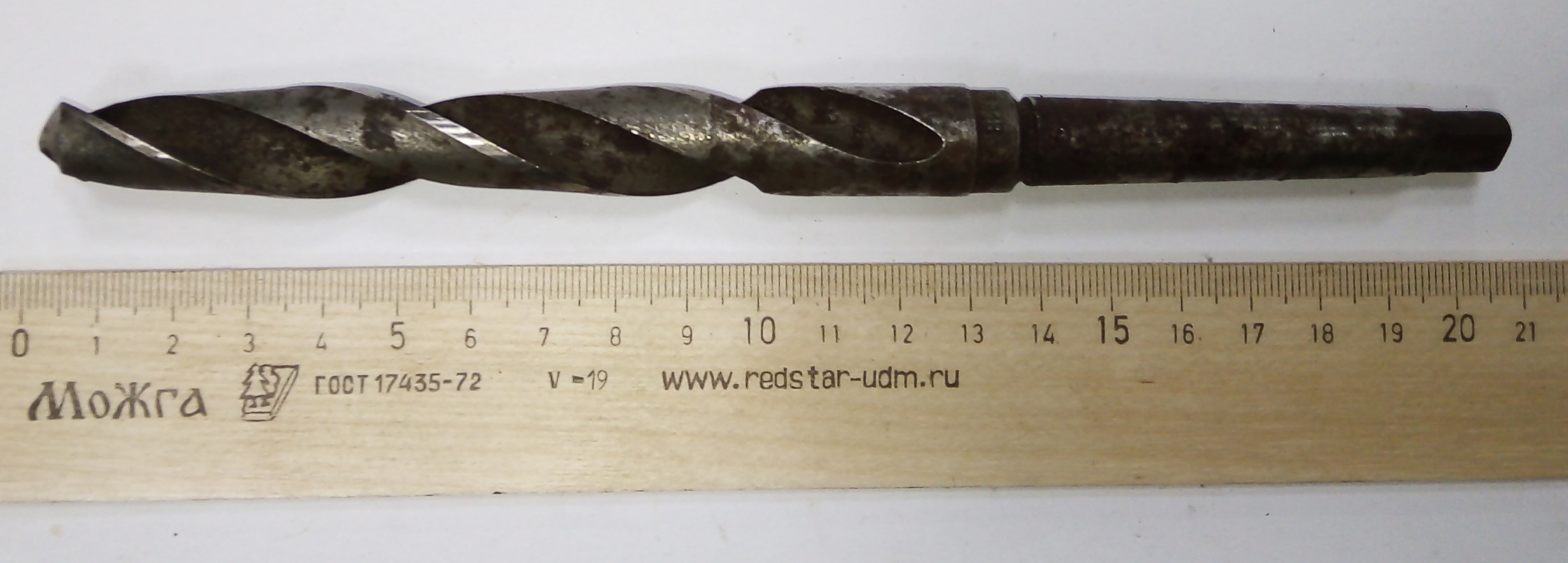 Сверло d 15,5 к/х КМ1 Р18 ГОСТ налет 