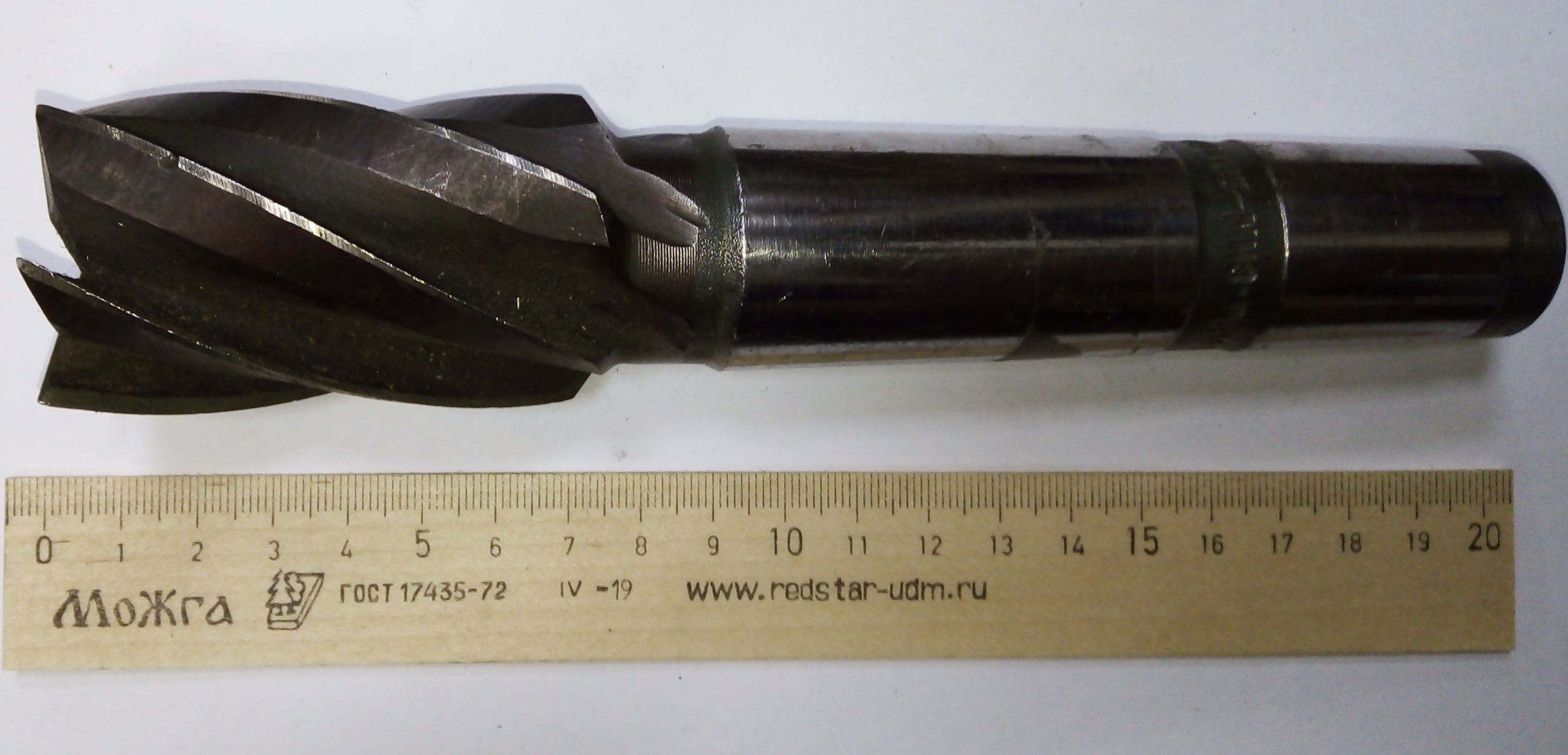 Фреза Концевая d 40х65 к/х Z=6 КМ4 Р6М5 (мелкие сколы-вмятины)