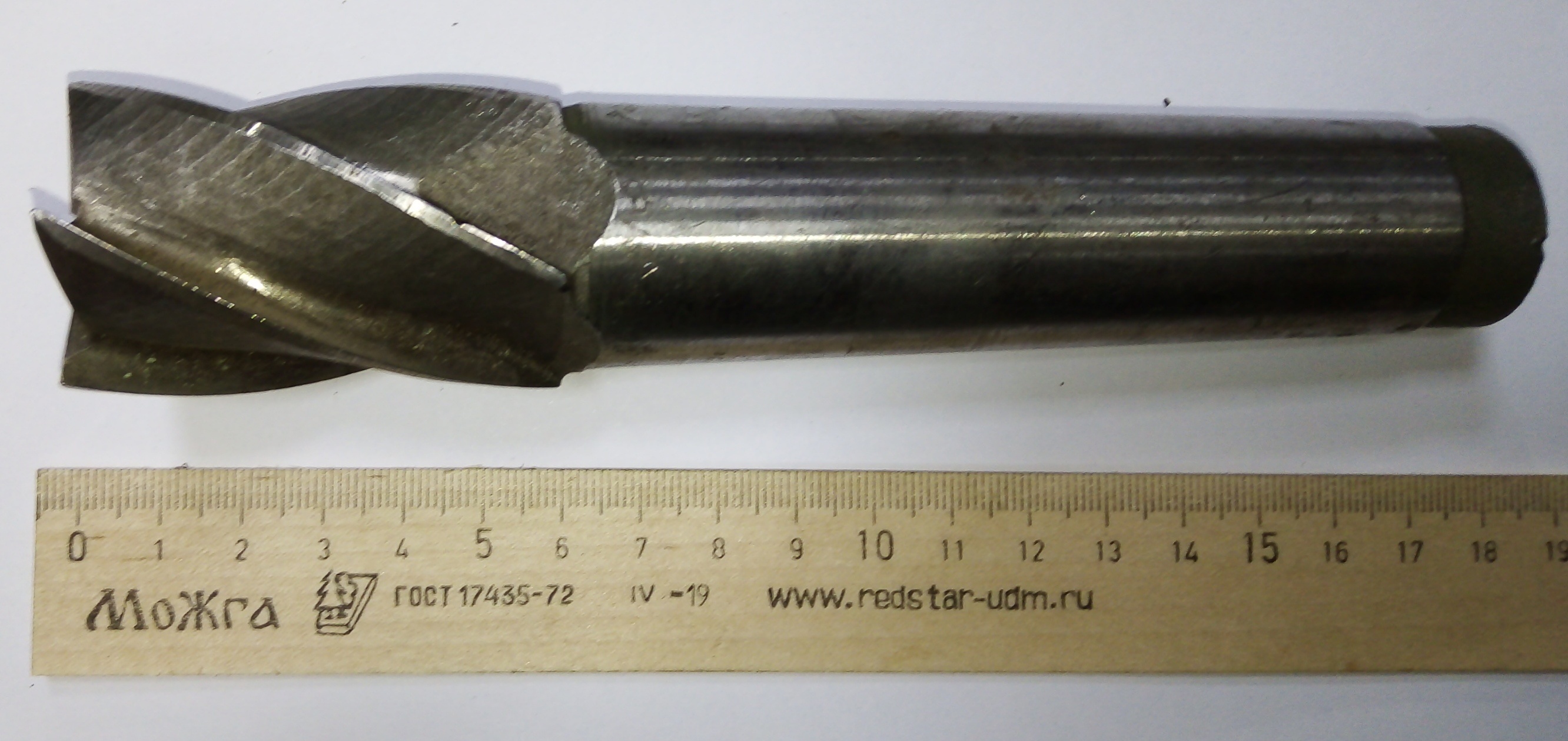 Фреза Концевая d 36х55 к/х Z=5 КМ4 Р6М5К5 (мелкие сколы-вмятины)