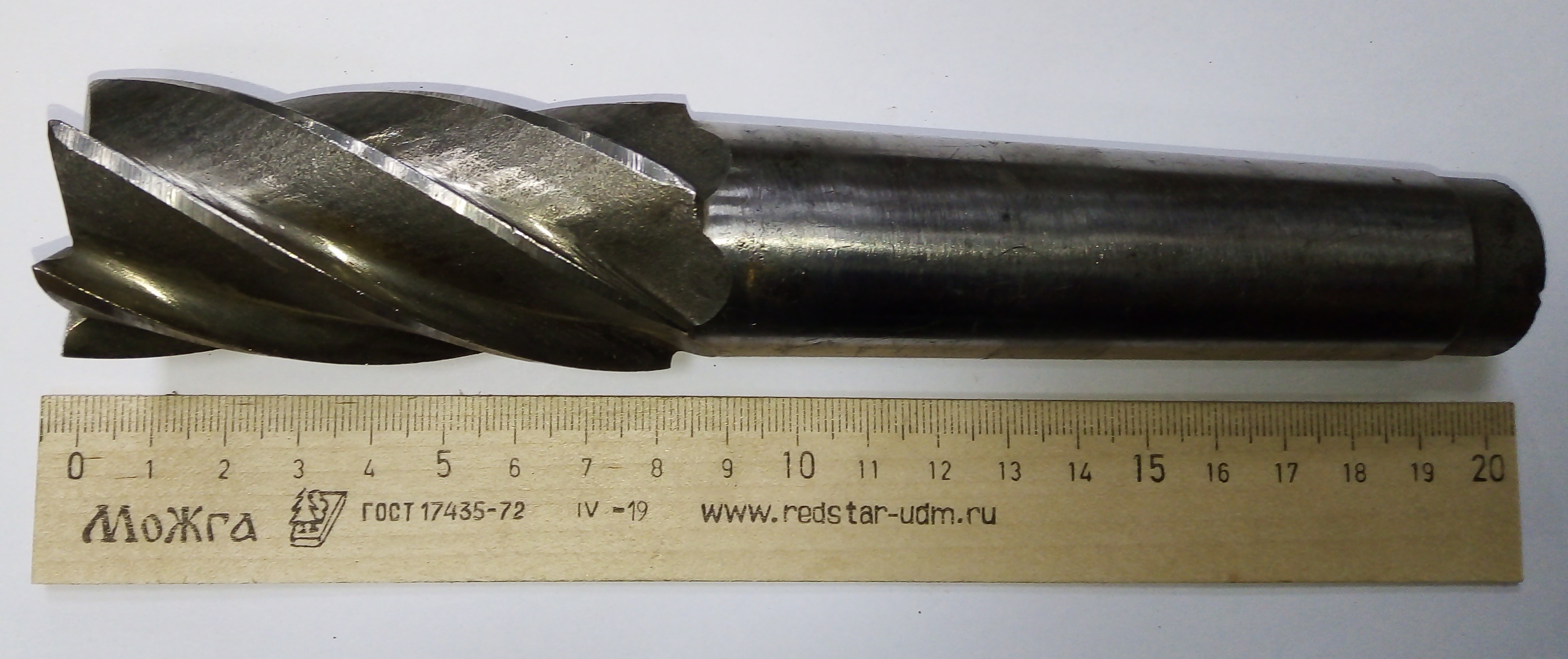 Фреза Концевая d 36х80 к/х Z=6 КМ4 Р6М5 (мелкие сколы-вмятины)