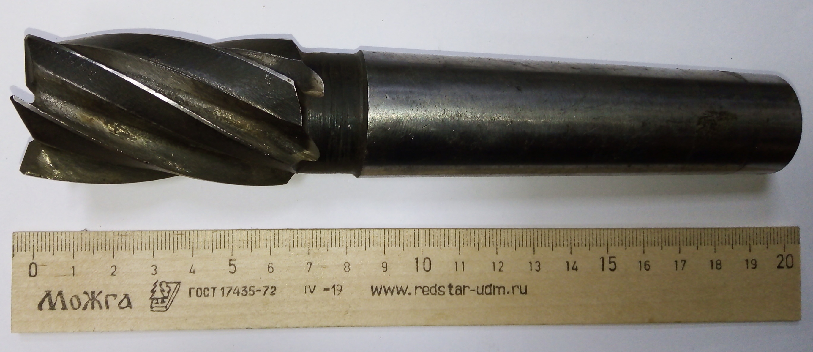 Фреза Концевая d 36х60 к/х Z=6 КМ4 Р18 (мелкие сколы-вмятины)