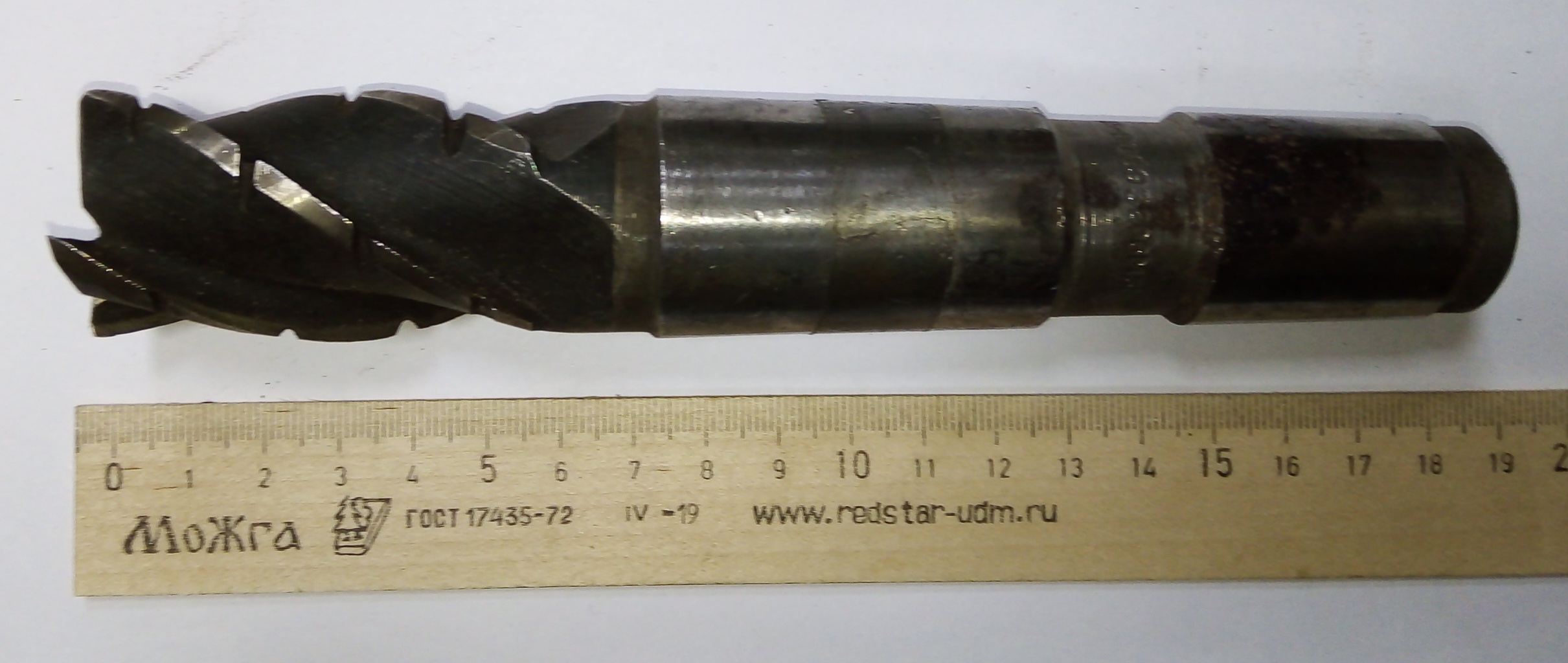 Фреза Концевая d 32х55 к/х Z=4 КМ4 Р6М5 (черновая, ржавчина)