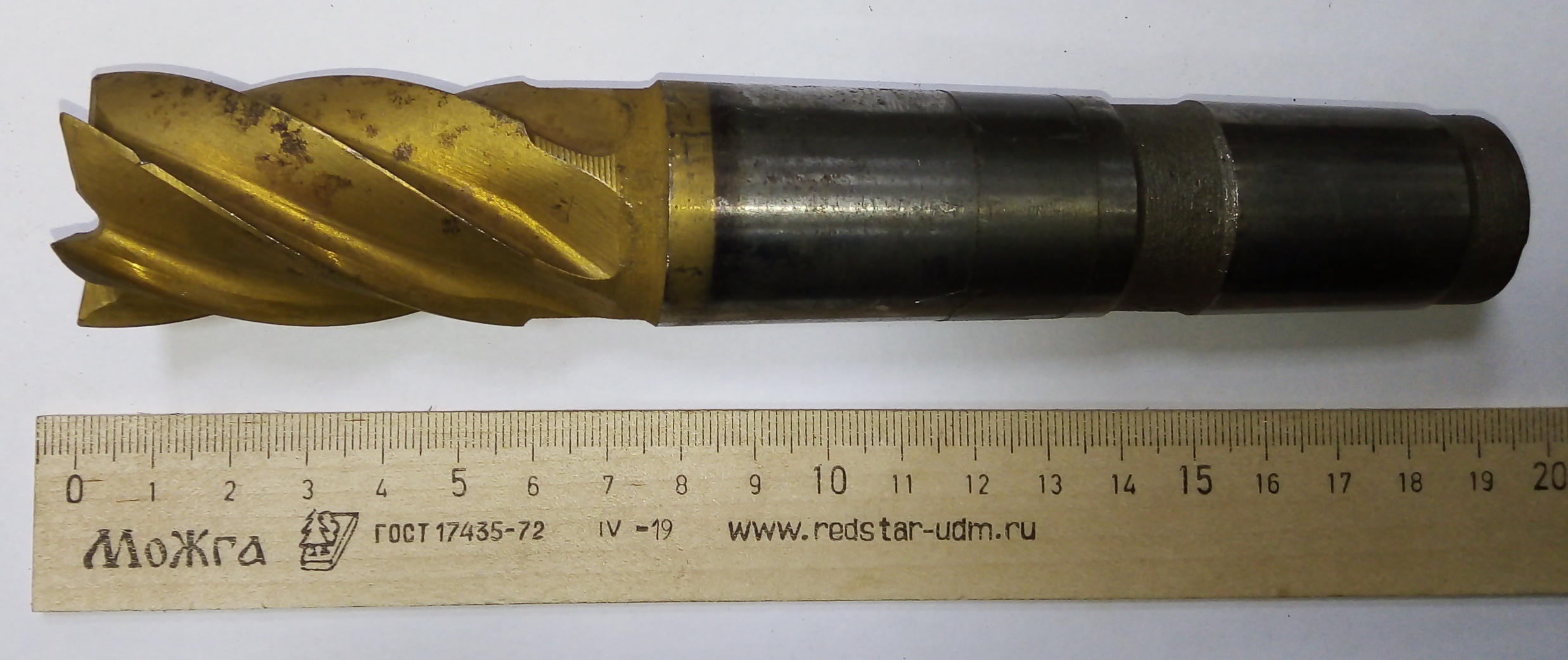 Фреза Концевая d 32х55 к/х Z=6 КМ4 Р18 (мелкие сколы-вмятины)