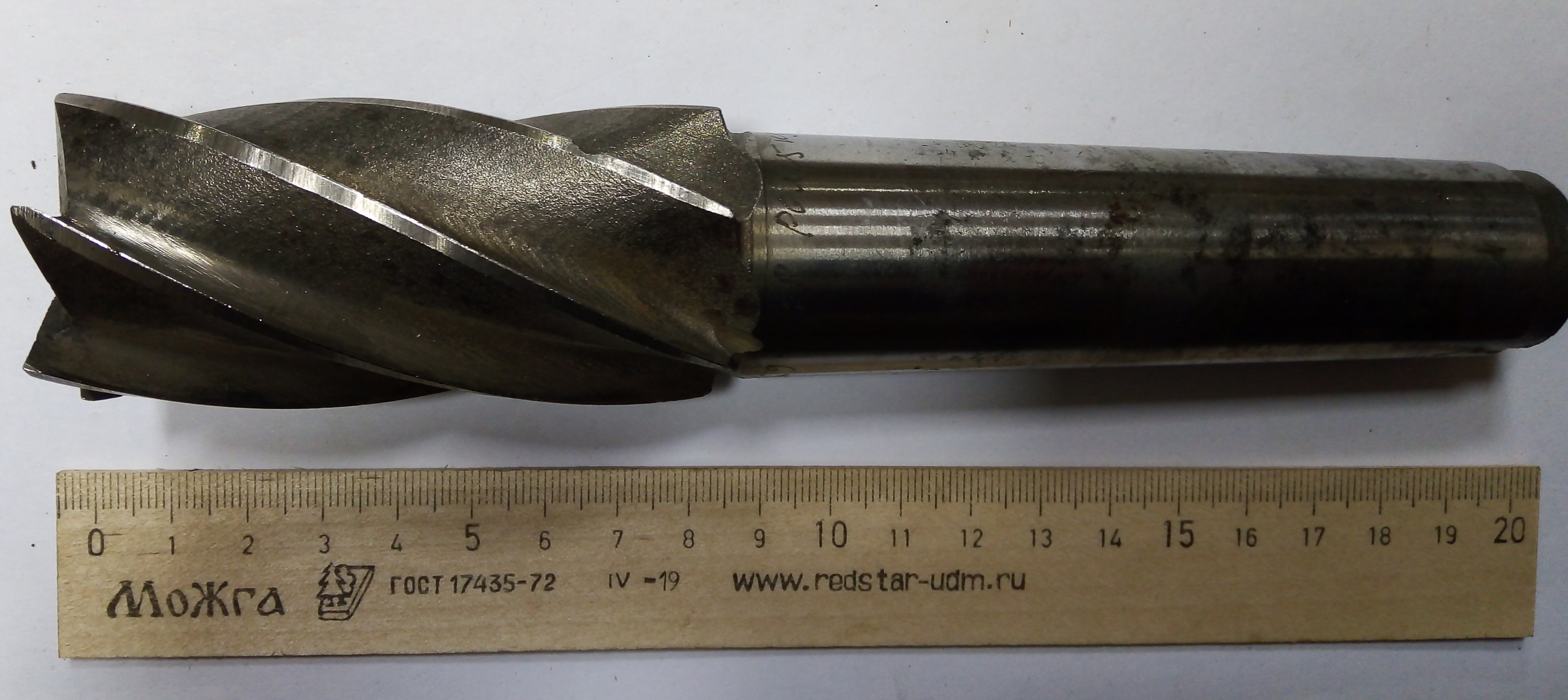 Фреза Концевая d 38х80 к/х Z=6 КМ4 Р6М5К5 