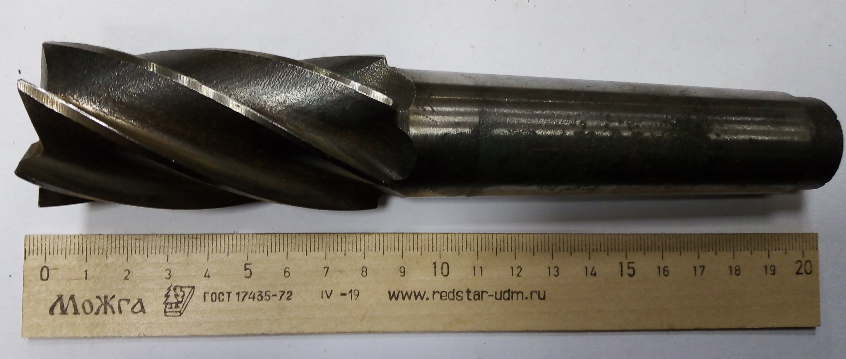Фреза Концевая d 38х80 к/х Z=6 КМ4 Р6М5К5 (ржавчина)