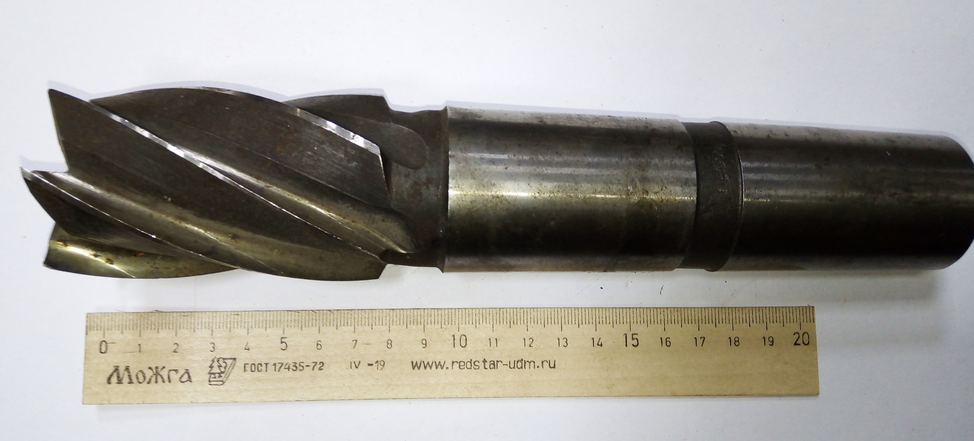 Фреза Концевая d 50х80 к/х Z=6 КМ5 Р18 (мелкие сколы-вмятины)