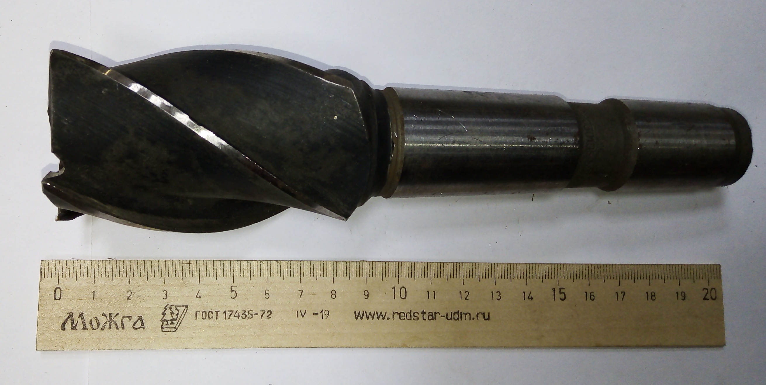 Фреза Концевая d 50х75 к/х Z=4 КМ4 Р6М5 (мелкие сколы-вмятины)