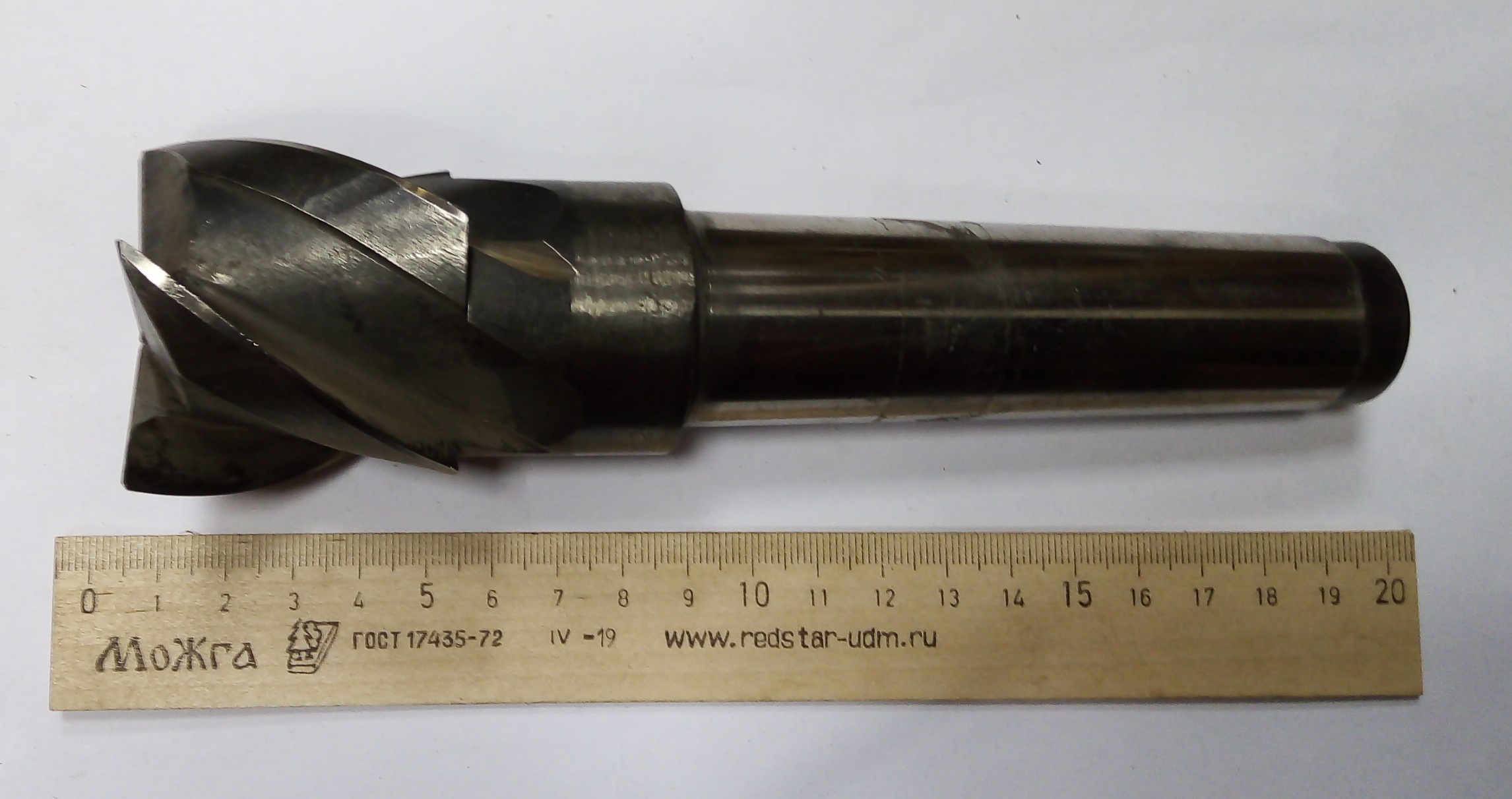 Фреза Концевая d 50х45 к/х Z=4 КМ4 Р6М5 (мелкие сколы-вмятины)