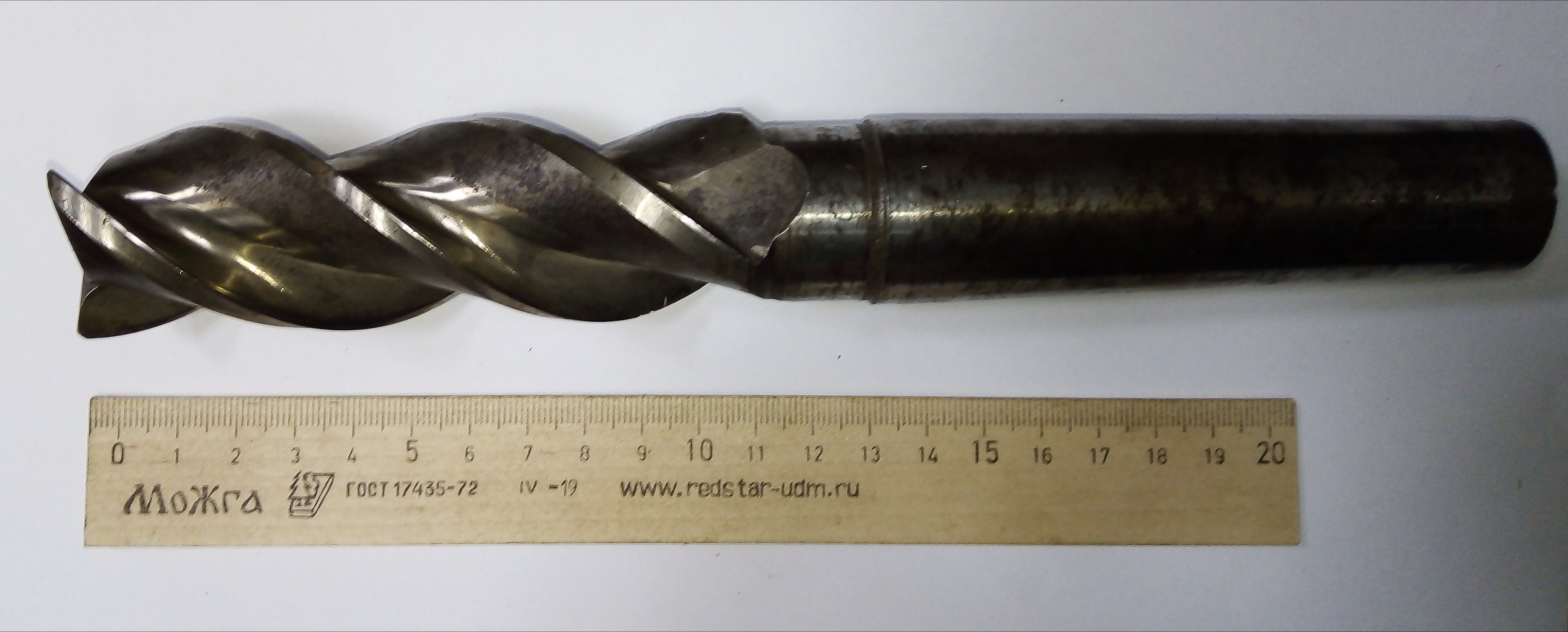 Фреза Концевая d 34х100 к/х Z=3 КМ4 Р6М5 