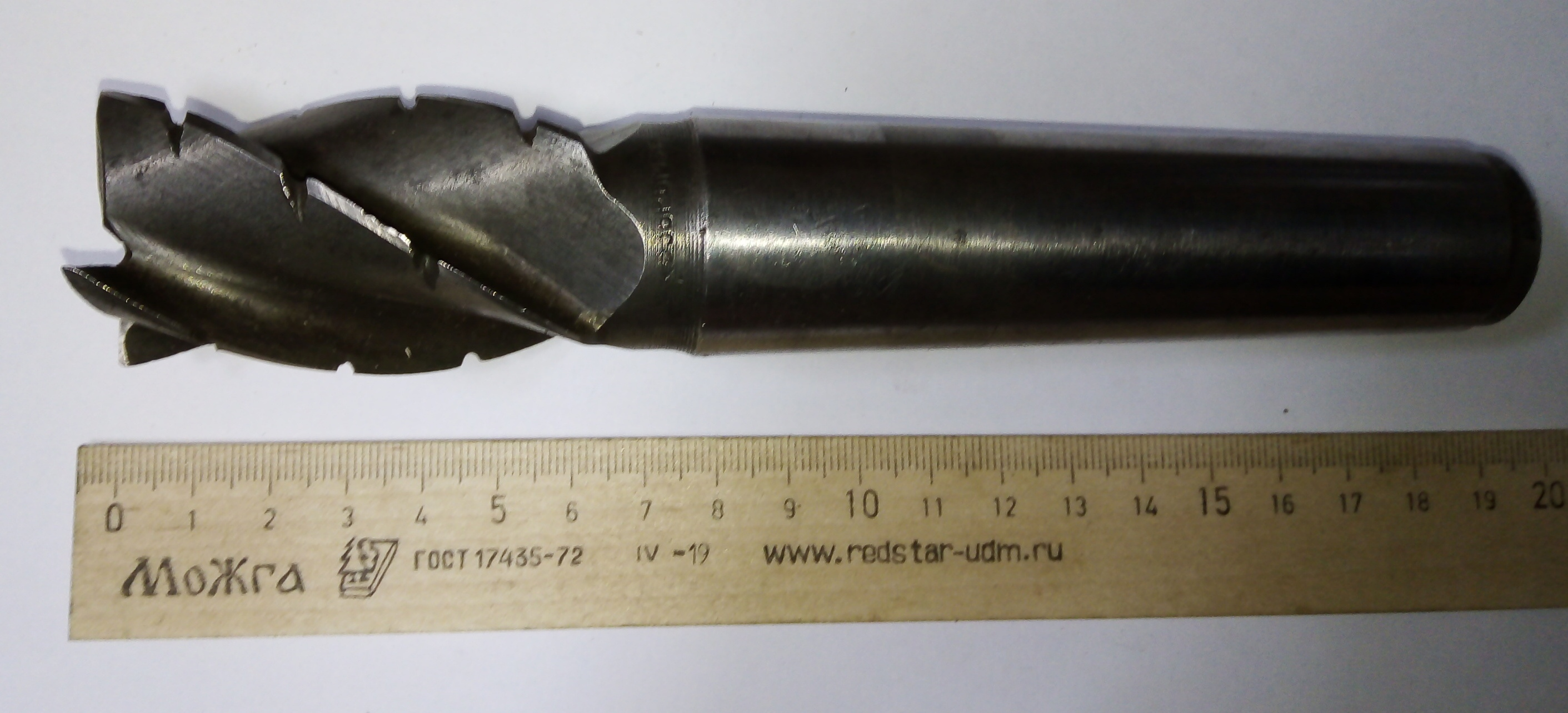 Фреза Концевая d 36х60 к/х Z=4 КМ4 Р6М3 (черновая)