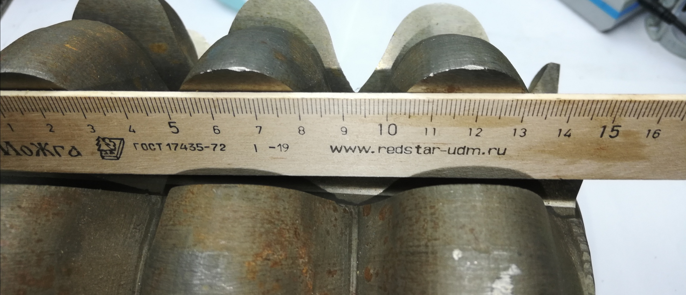 Фреза червячная для нарезания зубьев звездочек  (2523-0130) t=50,80 dp=28,58 Д 4086 6⁰25' Р6АМ5 Ш