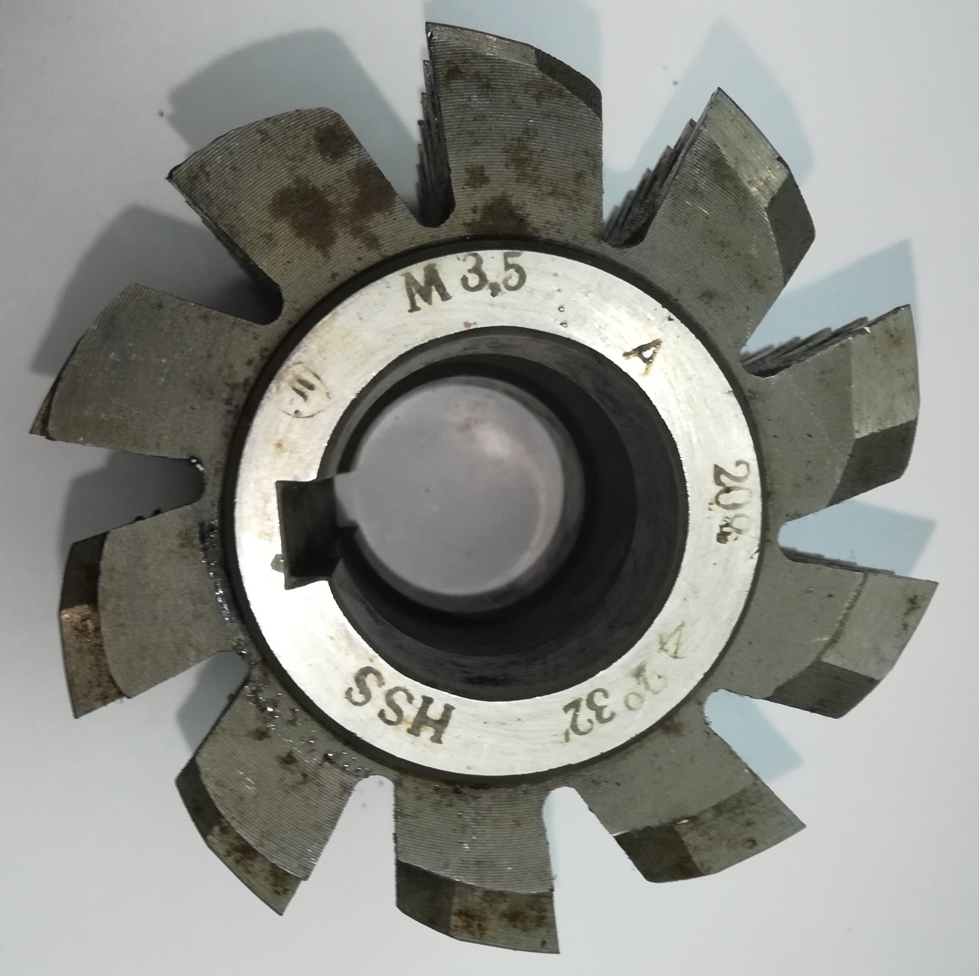 Фреза червячная зуборезная модульная М3,5 Кл-А 20° 2°32' HSS