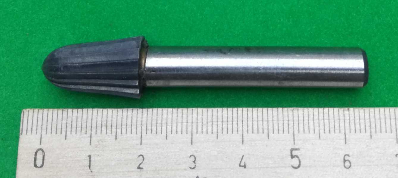 Борфреза твердосплавная сфероконическая d 12 Z 16 мм , хвостовик d 8 мм