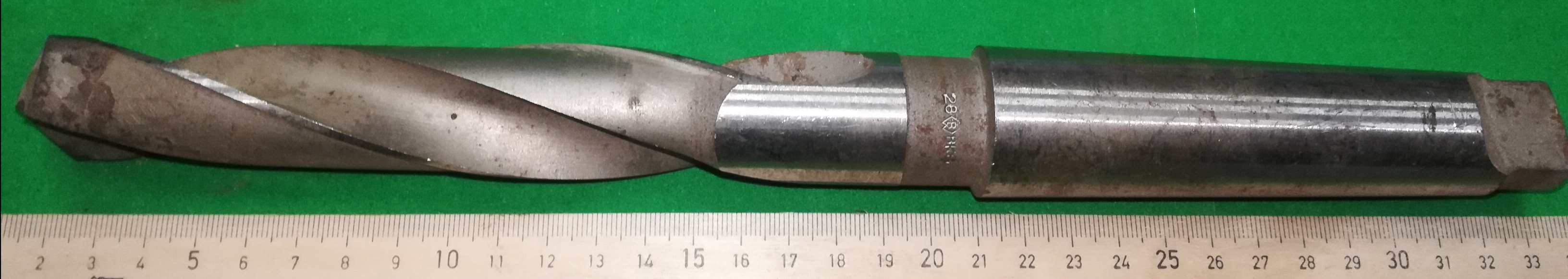Сверло d 28,0 к/х КМ4 с напайной тв/с пластиной ВК8