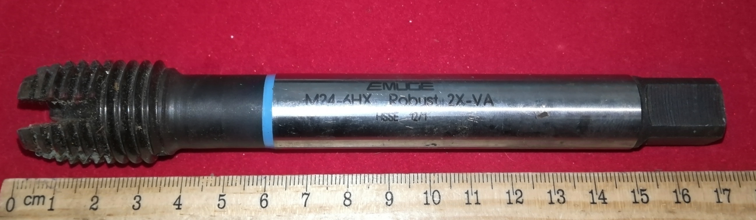 Метчик М24х3 6HX Robust 2X-VA HSSE 12/1 (с каналом СОЖ)