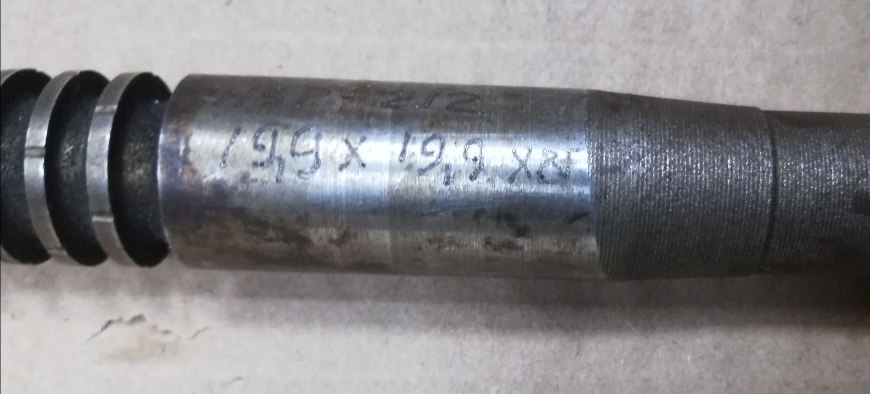Протяжка квадратная Ф 19,9 Х19,9 мм L 730 мм (НЗР-212) Квадрат
