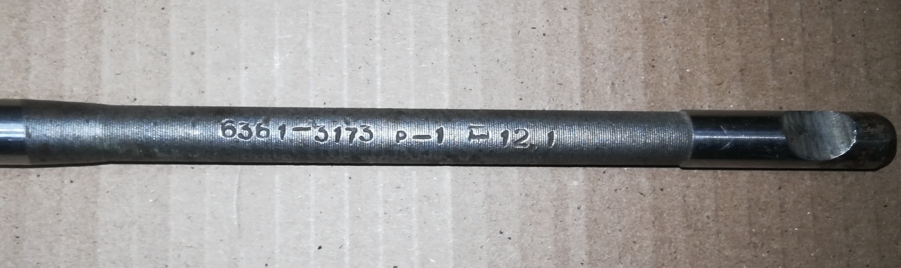 Протяжка квадратная 6361-3173 Р-1 12,1 Х12,1 мм L 625 мм Квадрат