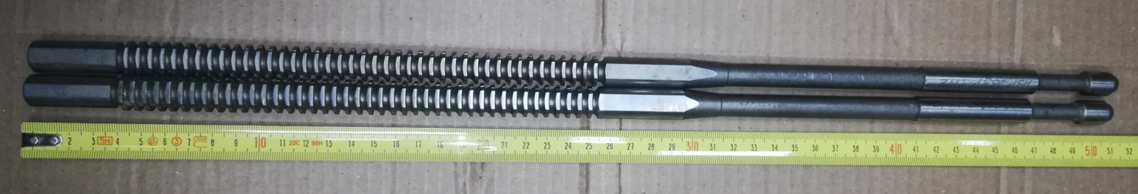 Протяжка круглая с лысками НЗР-263 Р-1 S 16Х13 мм L505 мм Р18 (№2,3)нет номера №1