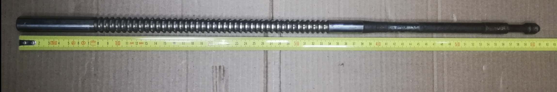 Протяжка квадрат с лысками 6910-0042  S 16,1 мм L600 мм №1 Р6М5 404-84
