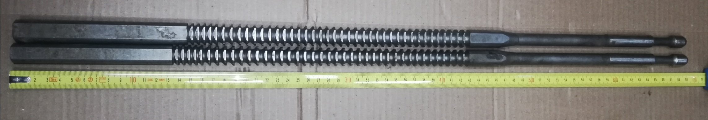 Протяжка круглая с лысками  Ф 20,045 Х 16,04 мм L680 мм  (комплект №1,2)
