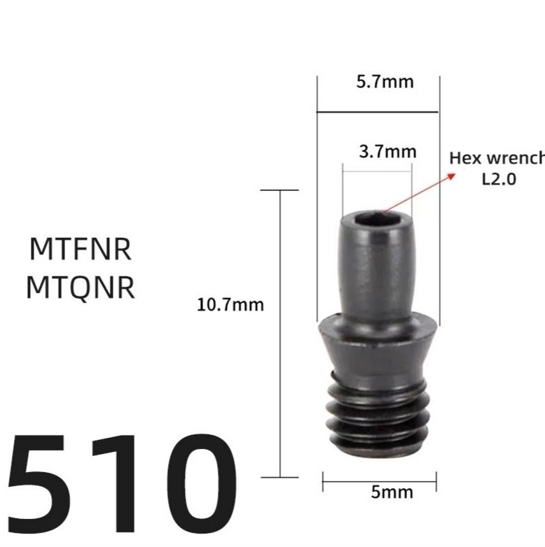Винт  510 MTFNR MTQNR державки для крепления пластины