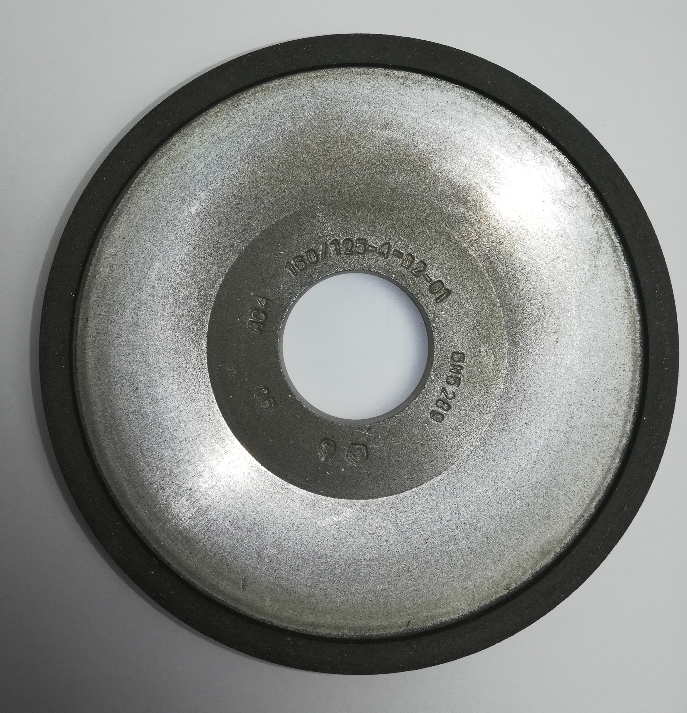 Круг алмазный тарельчатый d125 АС4 160/125 100 В2-01 (12A2-20)