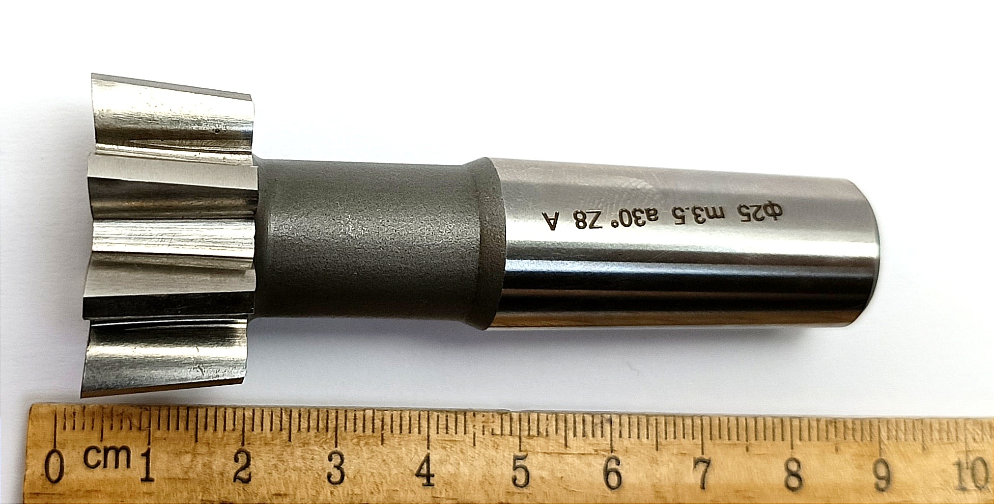 Долбяк хвостовой  m3,5 30° Ø25 z=8 HSS