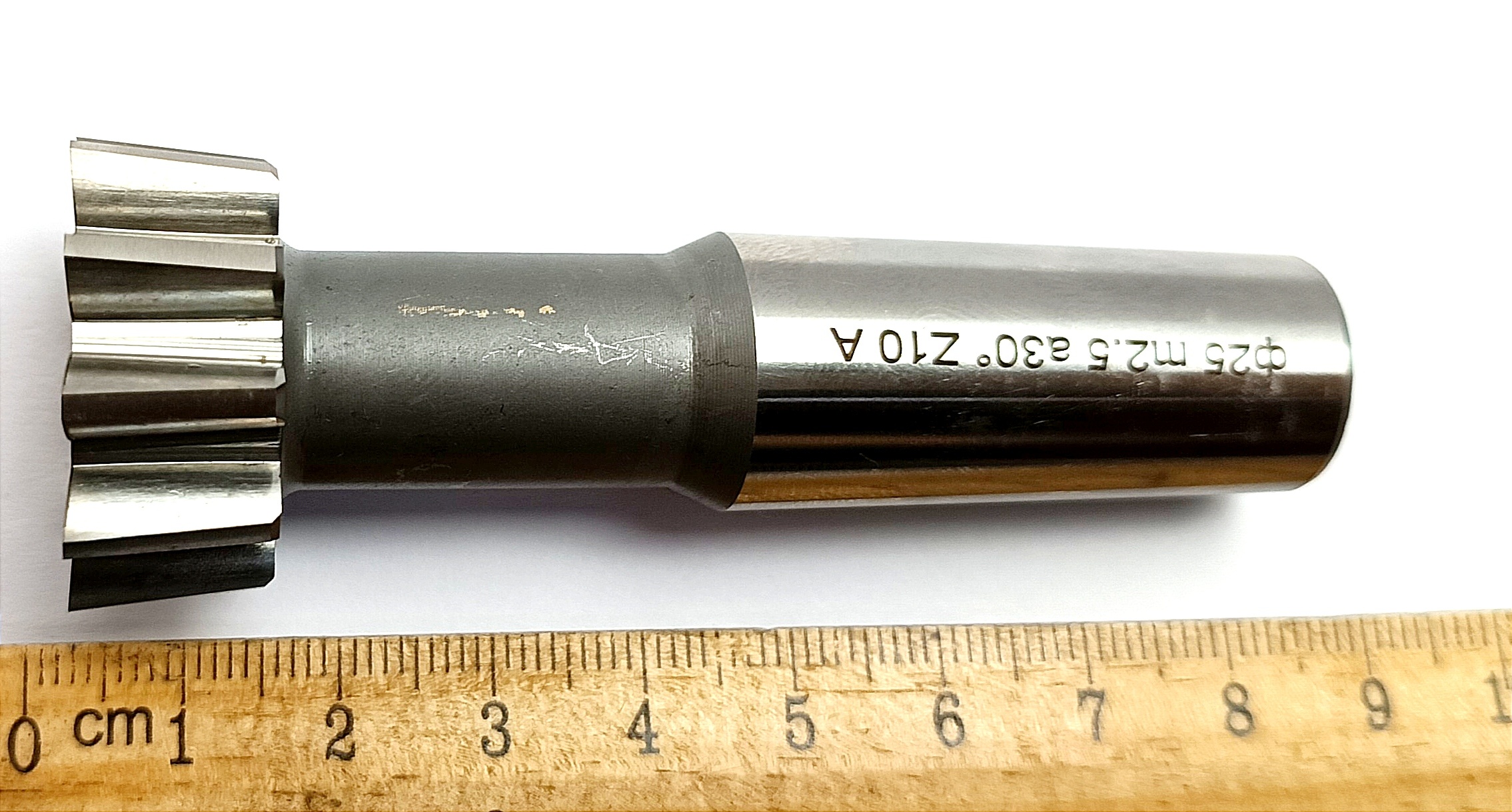Долбяк хвостовой  m2,5 30° Ø25 z=10 HSS