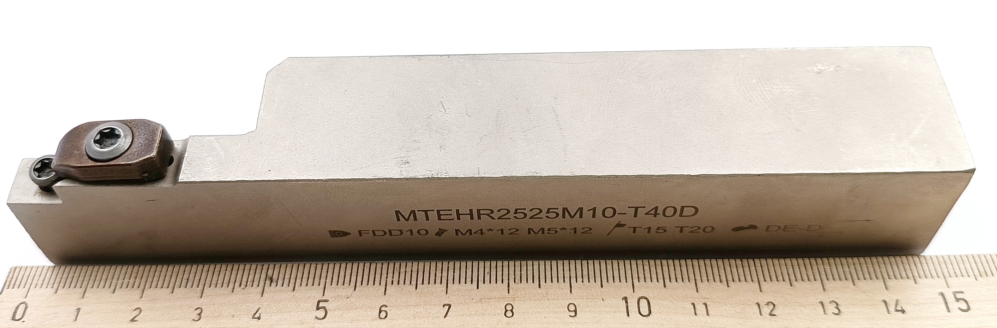 Державка канавочная наружная 10мм MTEHR 2525-M10-T40D