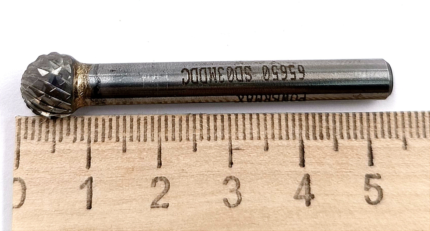 Борфреза сферическая твердосплавная ц/х 65650 SD03MDDC d9,5мм