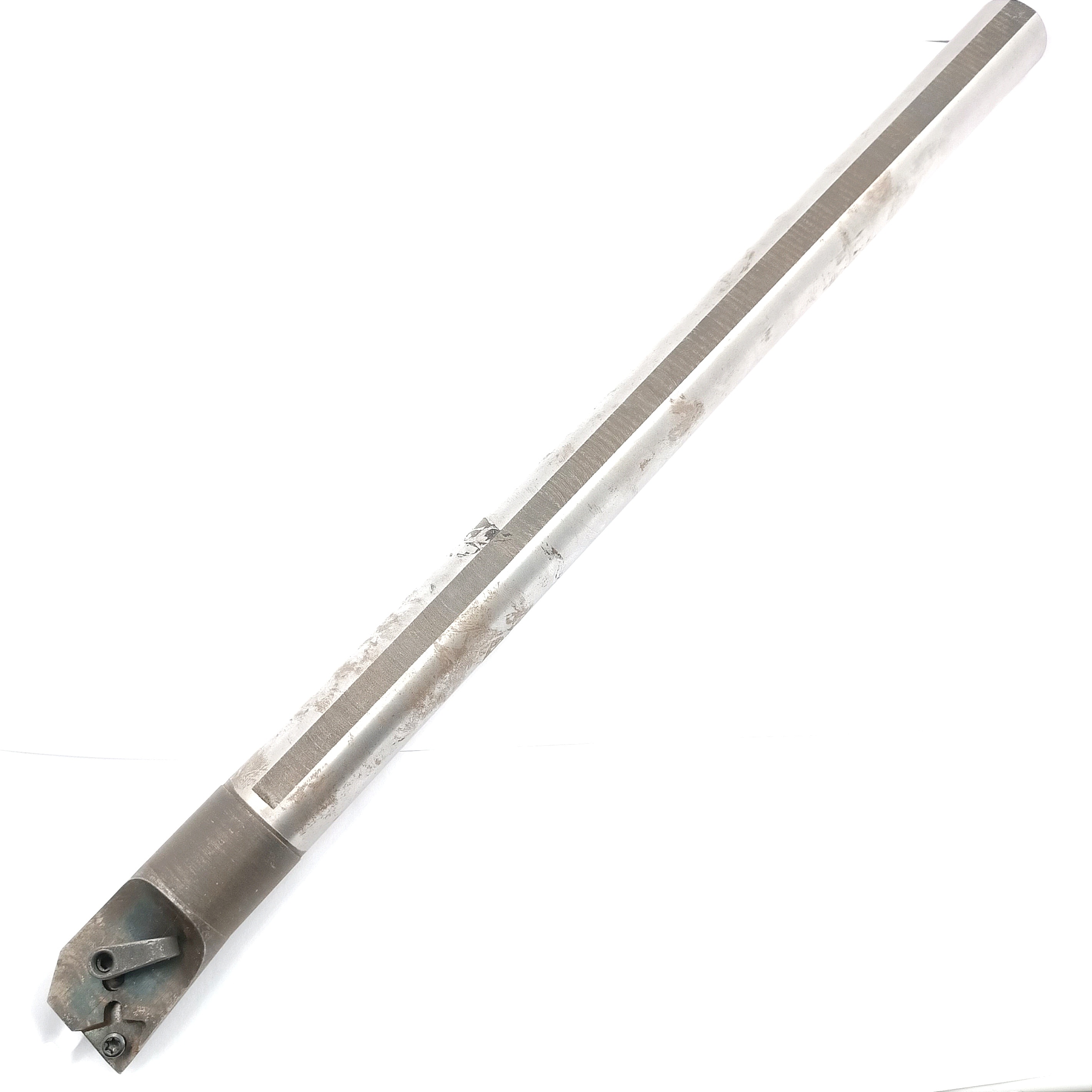 Резец (державка) расточной Ø32 L=500мм с мех.креплением лом.треугольник (W) (шлифованный)