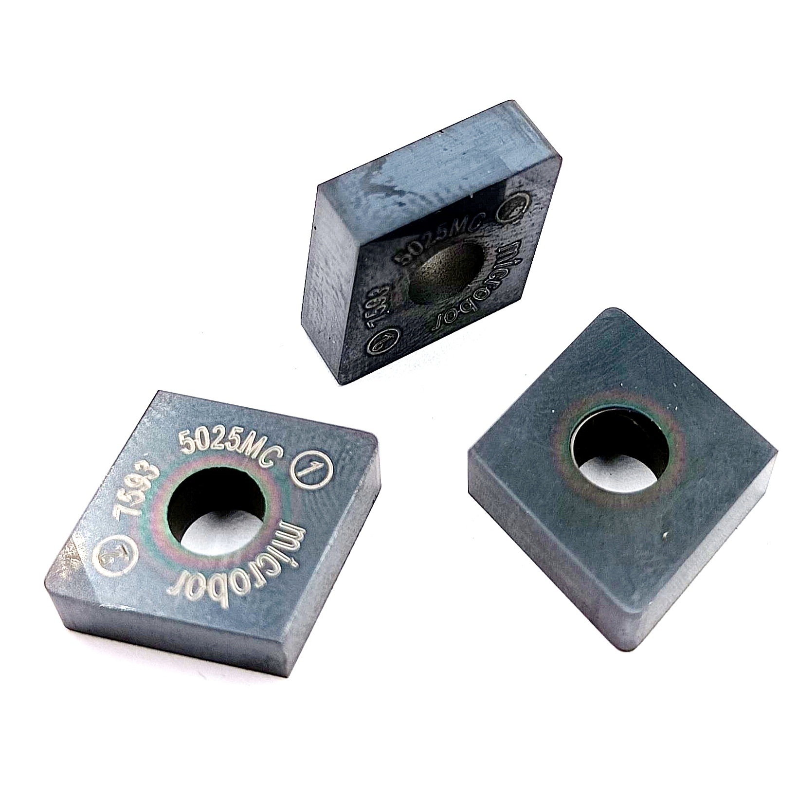 Пластина ромб CNGA 120408 S01015NL-B035- MBR5025MC материал обработки (2 режущих грани напайки PCBN)