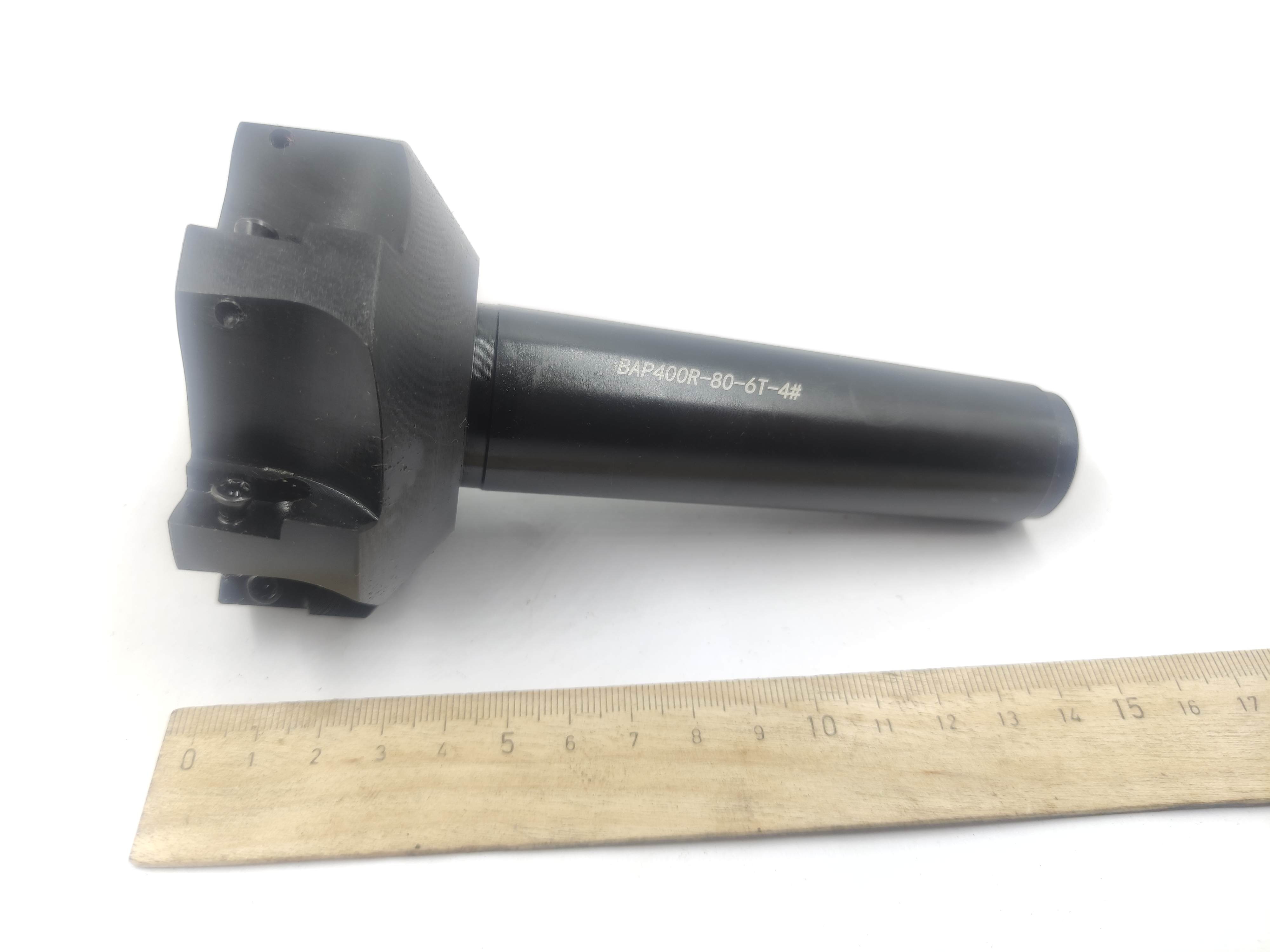 Фреза корпусная  d80 концевая с мех.креплением КМ4  (BAP400R80T6 MTB4-M14)