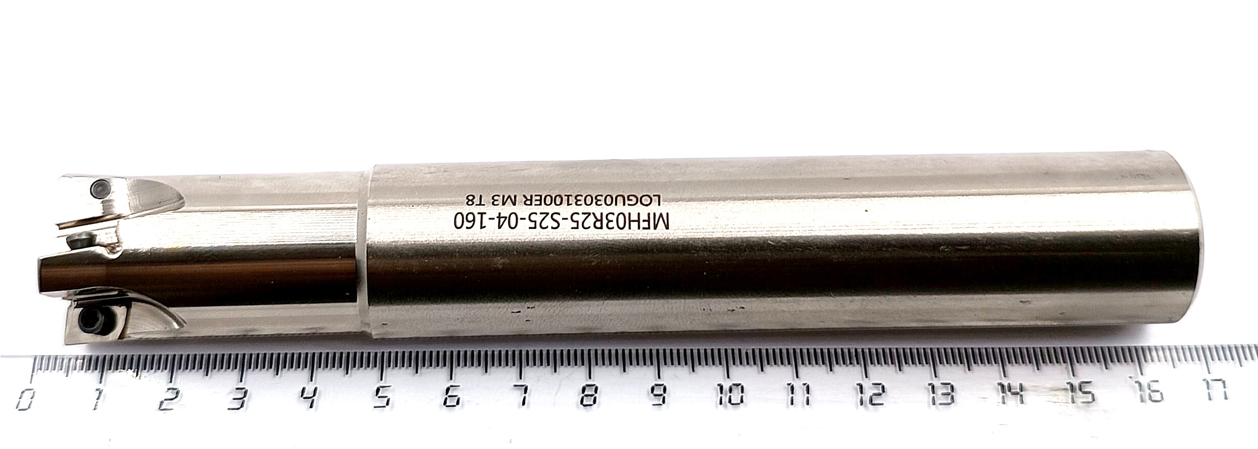 Фреза корпусная  d25 концевая с мех.креплением (MFH03R25-C25-04-160) под пластину LOGU 03