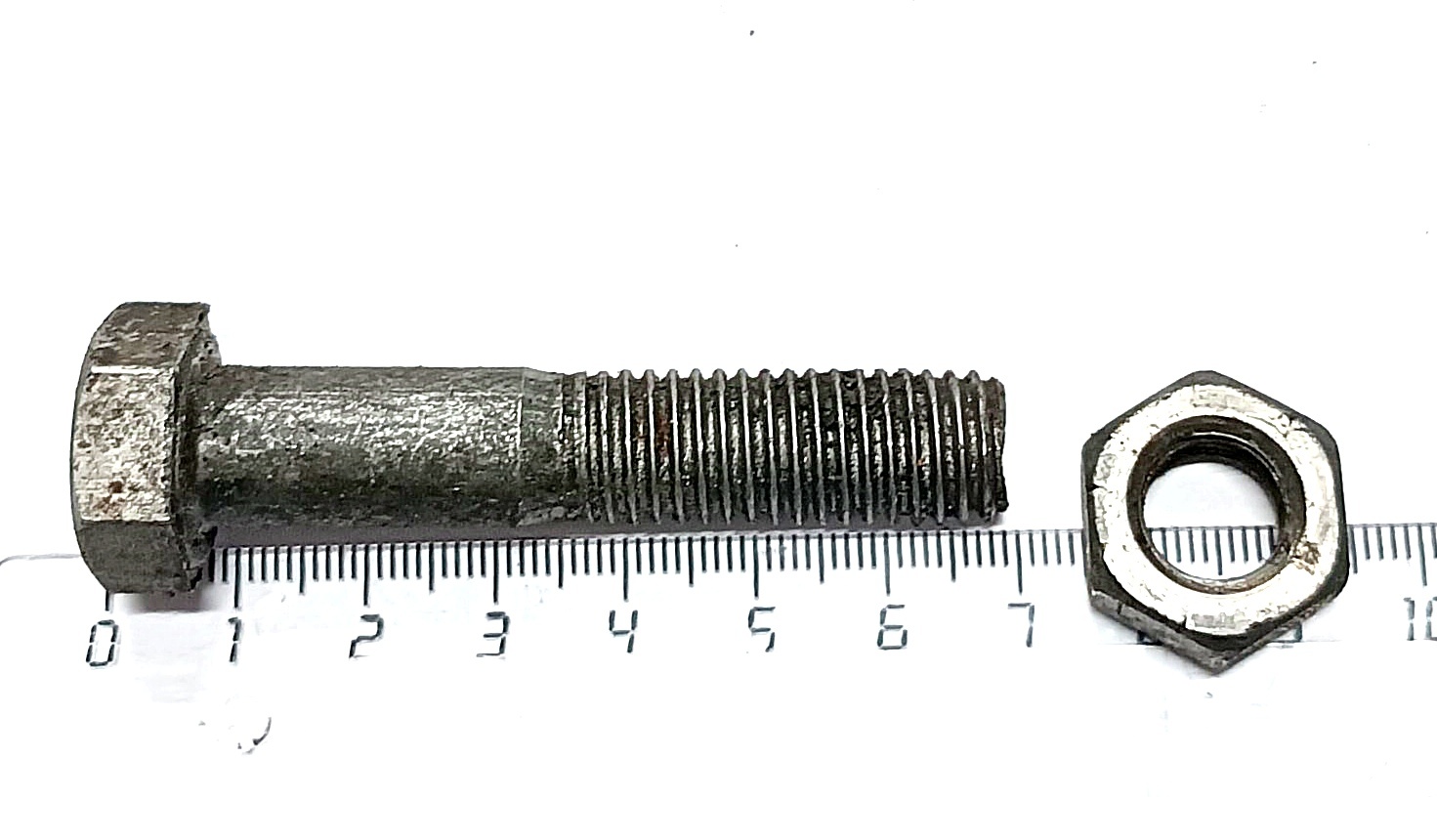 Болт 12х1,75х68 + гайка (к-т из 5шт.)