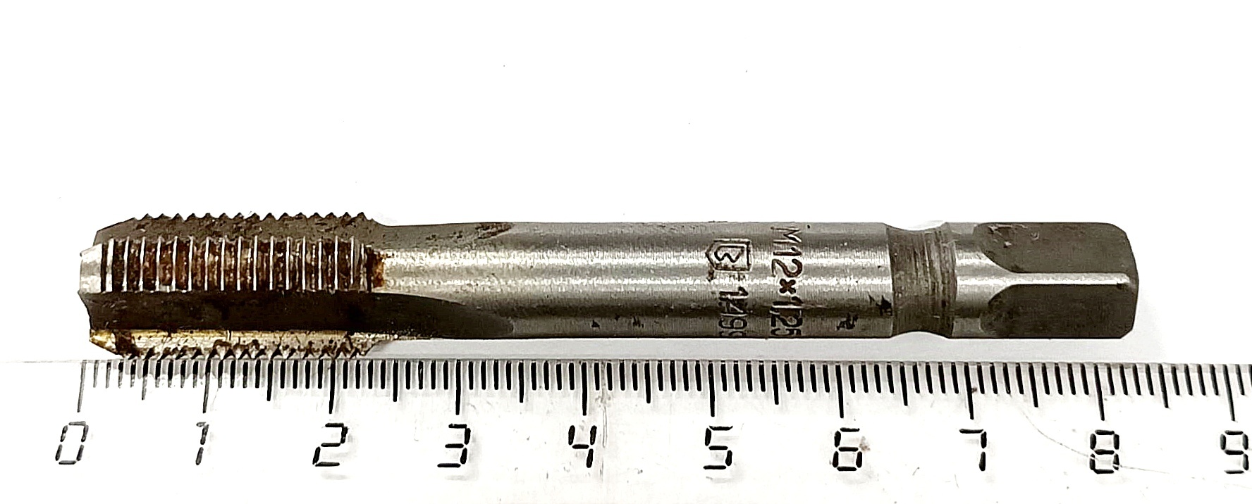Метчик М12х1,25 м/р глухой