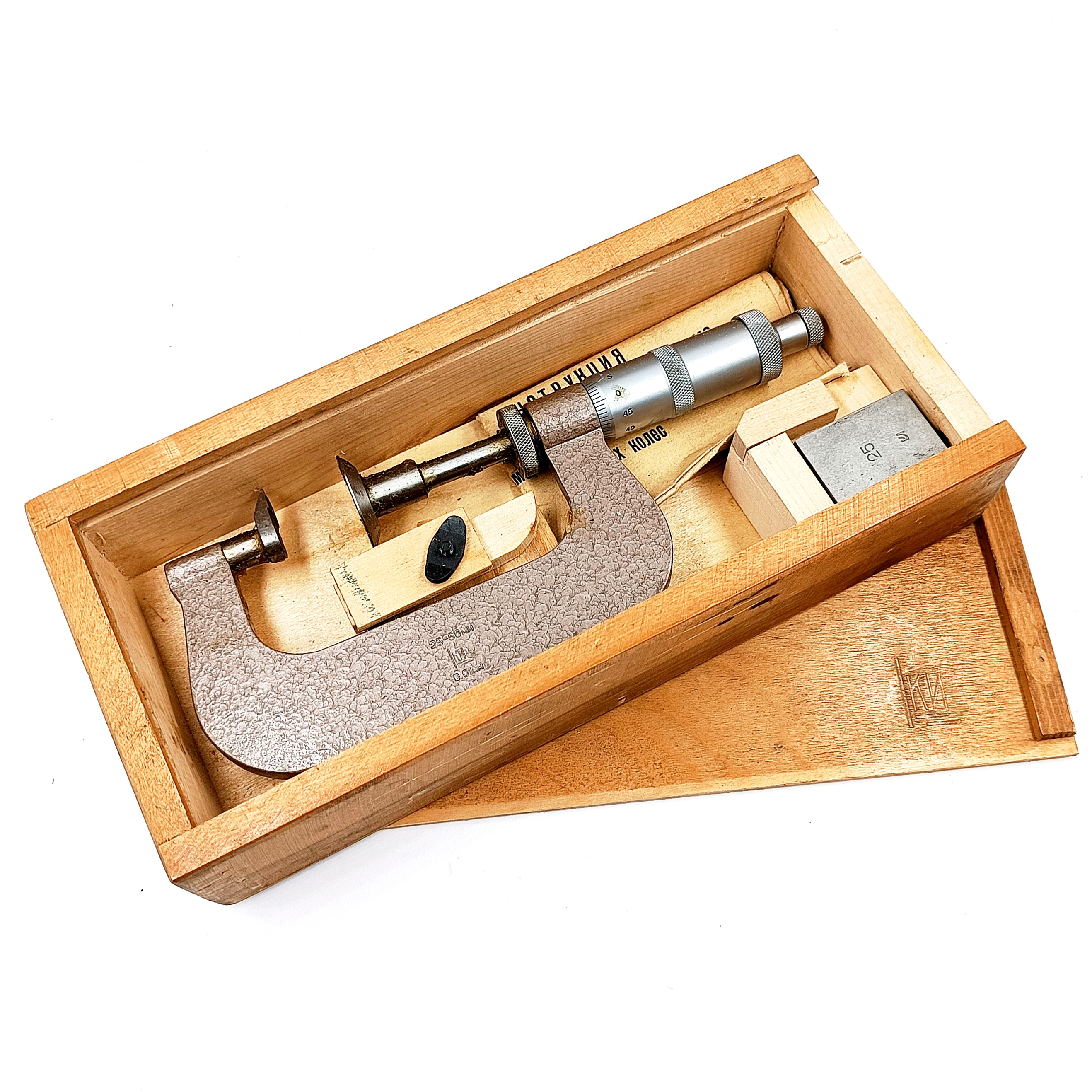 Микрометр Зубомерный  МЗ-50  25-50мм (0,01) ГОСТ 6507-60