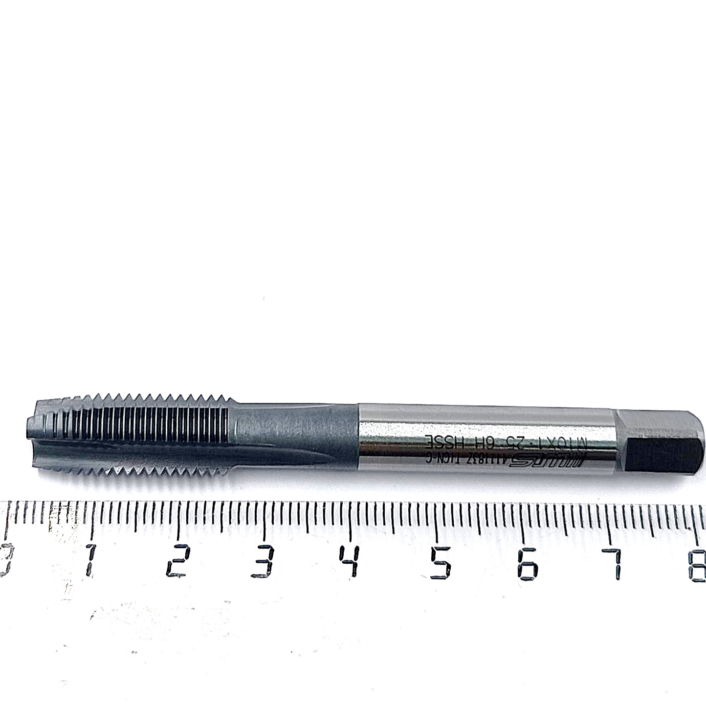 Метчик М10х1,25 6Н HSSE прямой (POT), покрытие TiCN-C