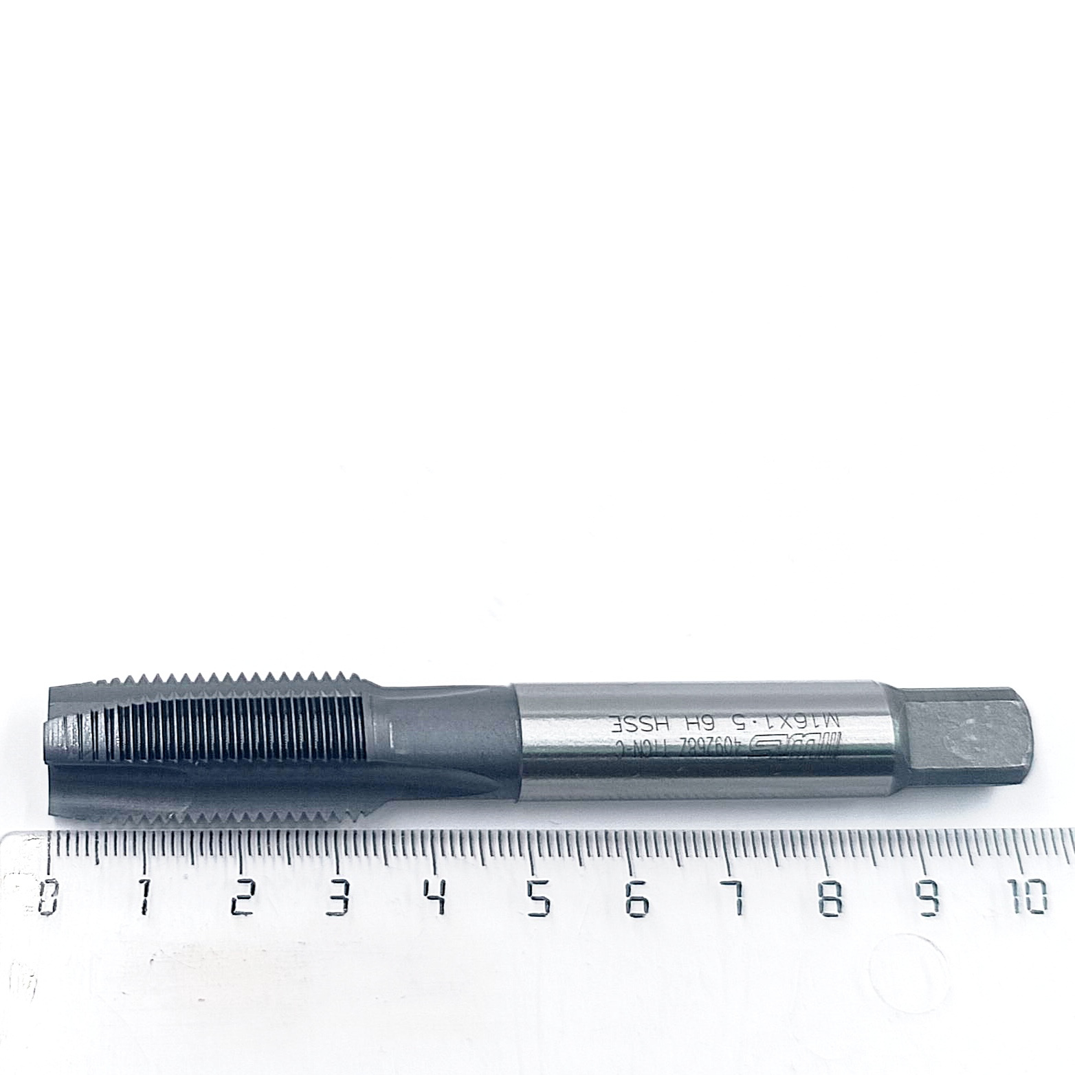 Метчик М16х1,5 HSSE 6Н прямой (POT), покрытие-TICN-C